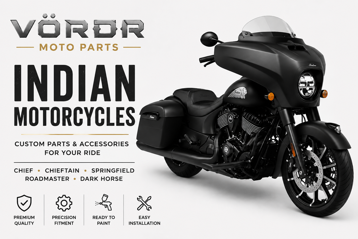 2019+ Indian Chieftain and Roadmaster aftermarket parts - VORDR Moto Parts