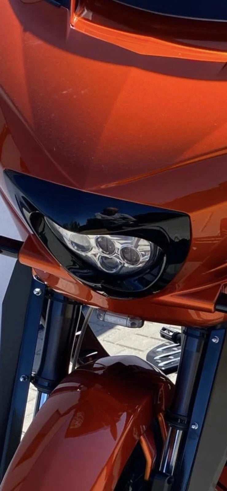 Victory Cross Country Headlight Bezel Fairing 2010-2017