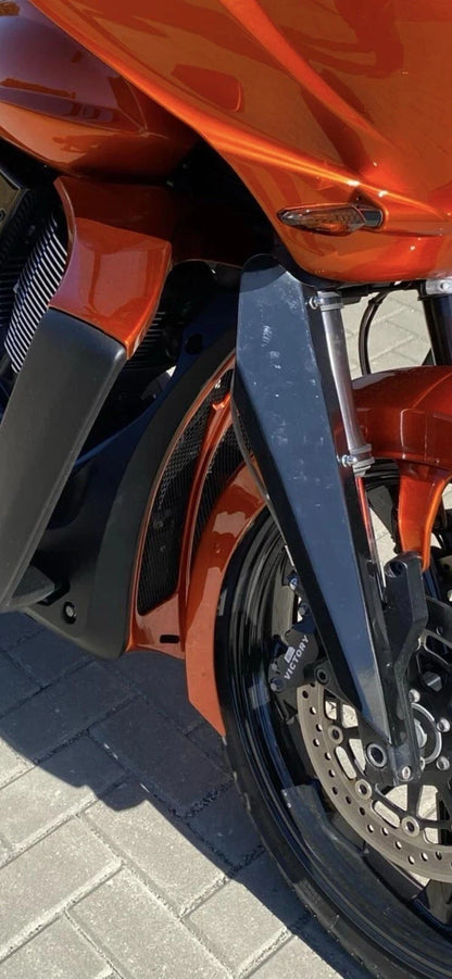 Victory Cross Country Chin Spoiler center grill, fairing