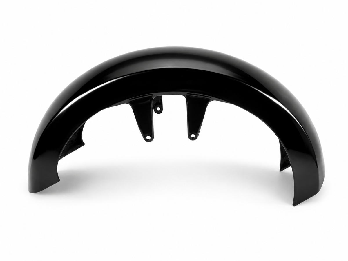 Front view of 21 inch Victory front fender
