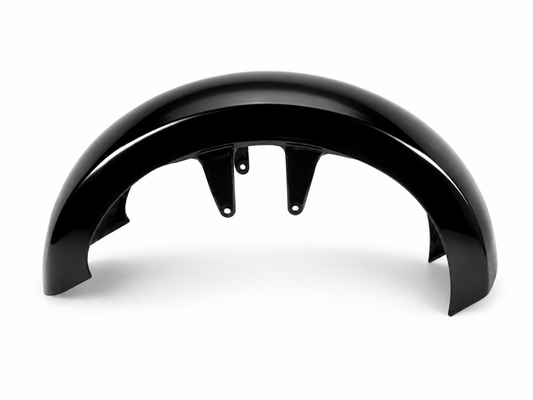 Front view of 21 inch Victory front fender